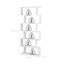 Marcelle 192 cm H x 80 cm W Geometric Bookcase-39849421