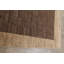 Tapis décoratif en laine de conception unique 5 pi 6 po x 9 pi 11 po noué à la main New Age en brun/beige