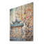 «Blue Japon Blooming Tree Landscape», art asiatique sur bois-2120871929