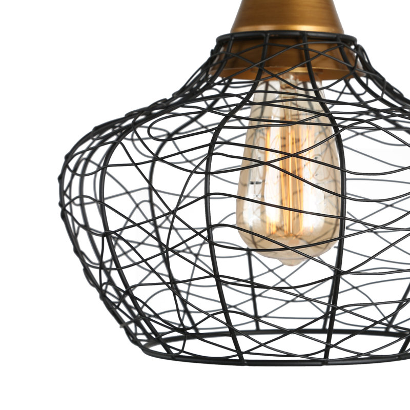 Mini-luminaire suspendu dôme à 1 lumière Abbighail