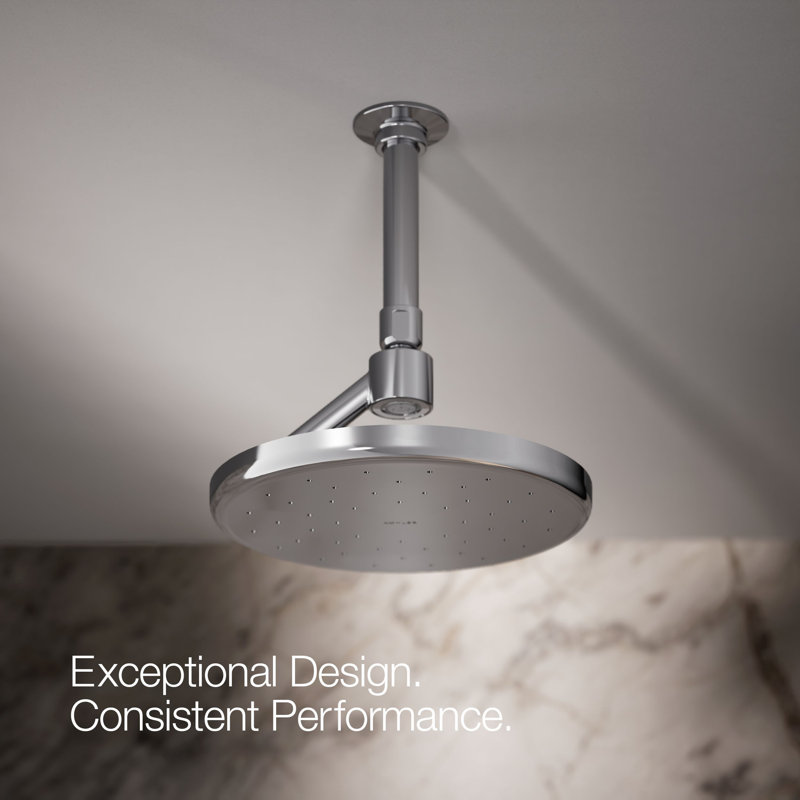 Flood Adjustable Shower Head, Polished Chrome