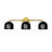  Flareson 3 - Light Dimmable Black Bathroom Vanity Lights