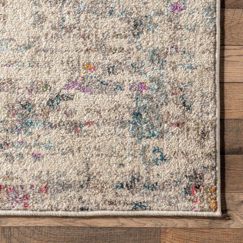 Abstract Area Rug, Oval 152 x 244cm