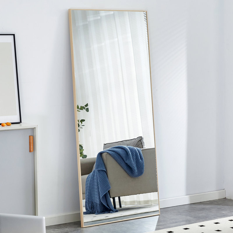 Solid Wood Frame Full-Length Mirror