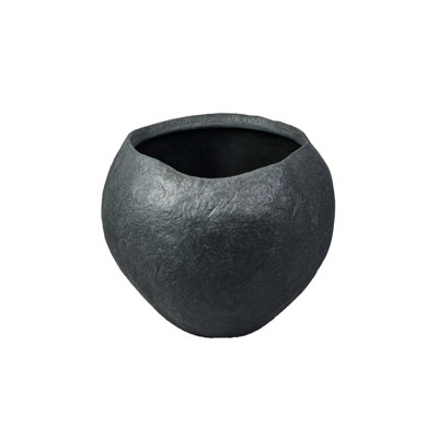 Gracie Oaks Terrarock Artisan Planter, Durable Indoor/Outdoor Plant Pot, Rustic Texture For Succulents, Cactus, Gardens, Patios, Home, And Office Decor