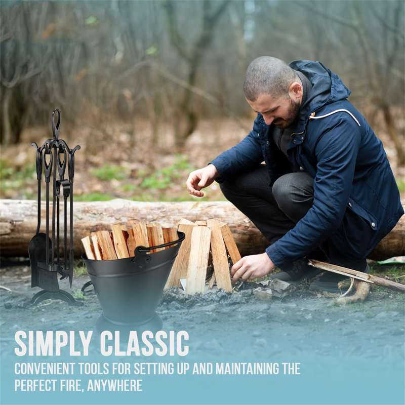 Atencio Fireplace Tool Set