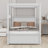 Wood Canopy Bed With Two Drawers
