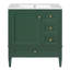 30 Inch Bathroom Vanity With Ceramic Sink-1274048036