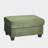 125.2"W 5-Piece Upholstered L-shaped Sectional with a Movable Ottoman-509862193