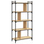 Westmalle 76cm W Steel Etagere Bookcase-2028318364-2027958636