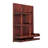 Maybrie 4 Bottle Solid Wood Wine Bottle & Glass Rack-179358635