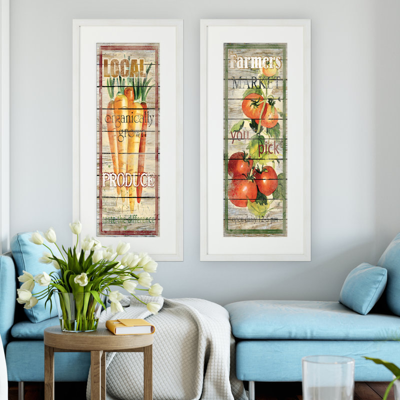 " Vegetable I " 2 - Pieces
