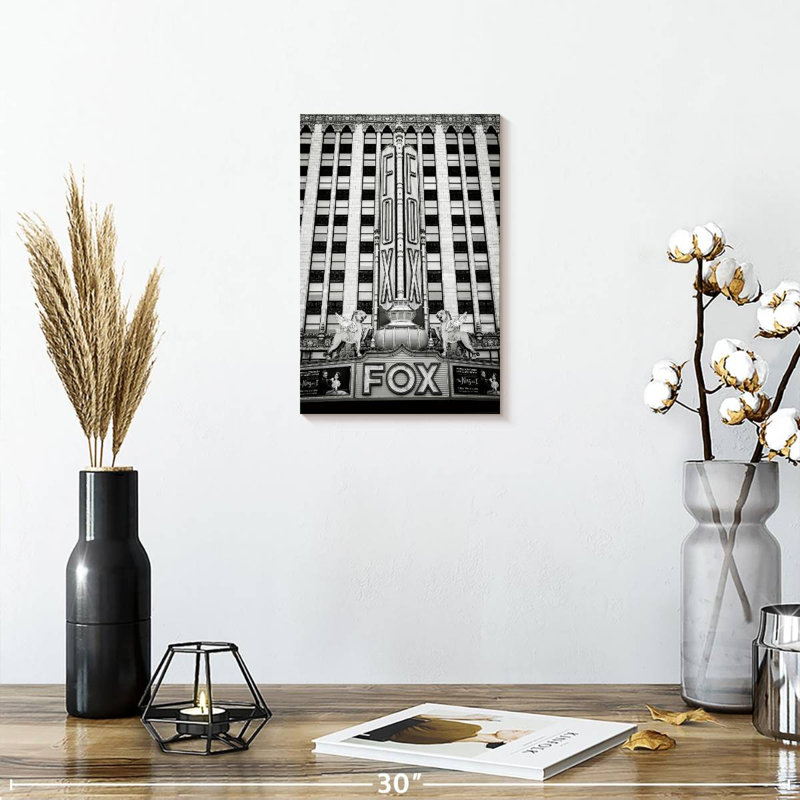 Aime Fox Theater, 12" H x 8" W