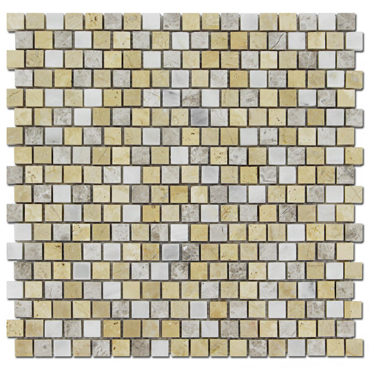 Adriatica 0.63" x 0.63" Marble Linear Mosaic Wall & Floor Tile