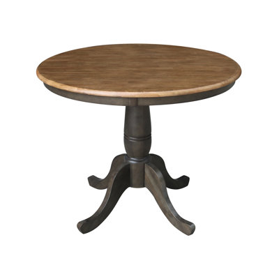 Solid Wood Pedestal Dining Table