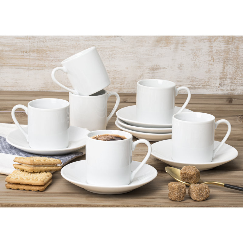 Tucker Espresso Cups & Saucers