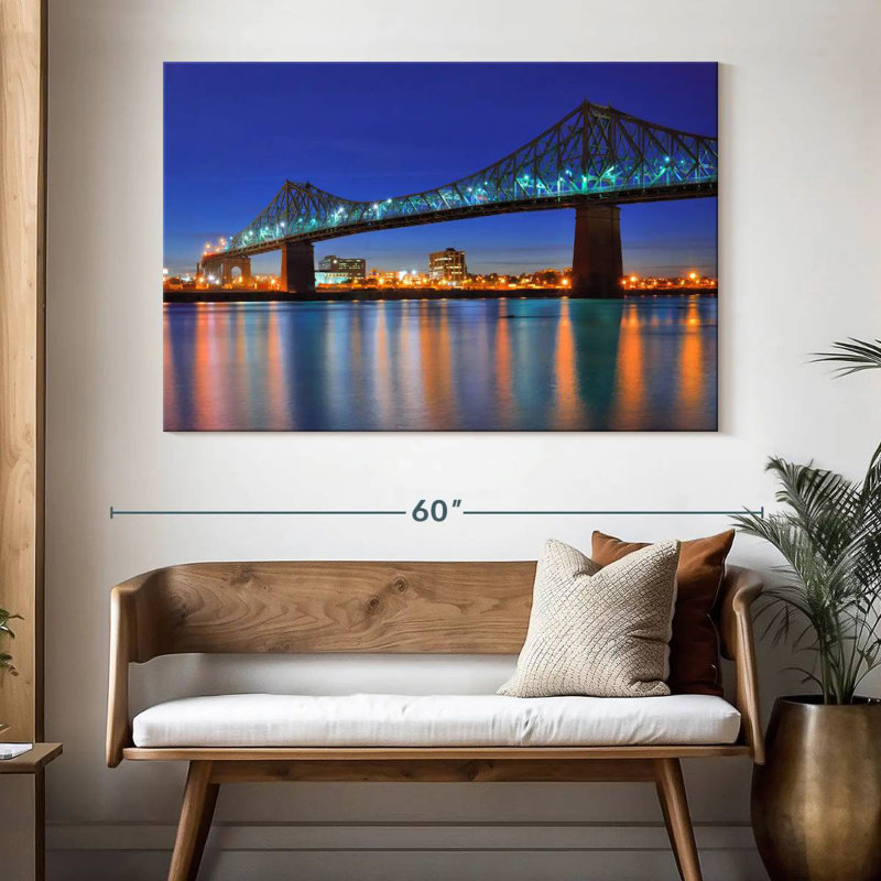 Pont jacques-cartier, H 34 po x l 51 po