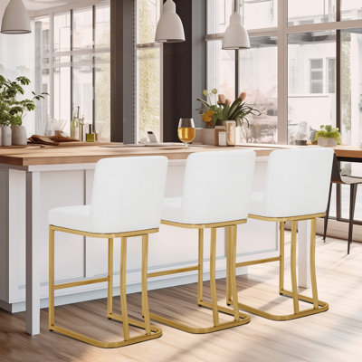 Romilio 24'' Counter Stool (Set of 3)