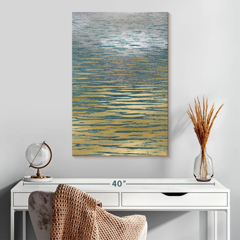 Avery Ocean Current Reflection II, 30" H x 20" W