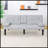 67-Inch PVC Multi-Functional Sofa Bed-1732324393