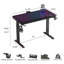 Adjustable Glass Top Metal Base Standing Desk