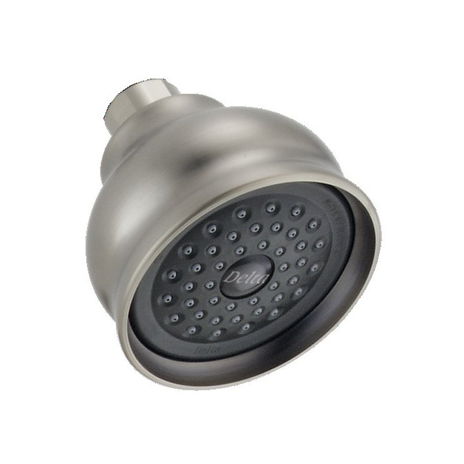 Universal Showering Components Full/Standard Adjustable Shower Head, Brilliance Stainless