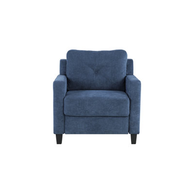 Horatio Navy Chenille Chair