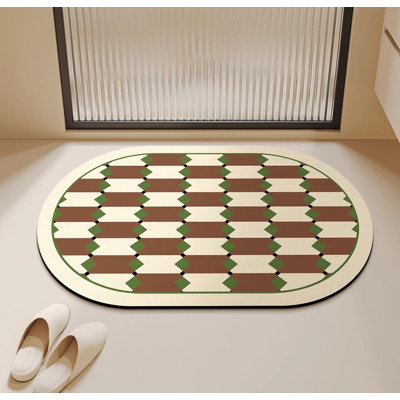 Decontamination Diatomaceous Earth Absorbent Bathroom Mat