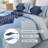 3-Piece Boho Aztec Western Quilt Set Textured Bedspread Coverlet with Pillowcases for All Seasons-122910333-122910332