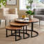 Aimme Nest of 3 Coffee Side Tables