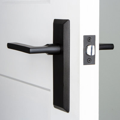 Dirk Privacy Door Lever with Keep Rosette