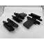 Charnières hydrauliques dissimulées noires 3 pièces-125095851