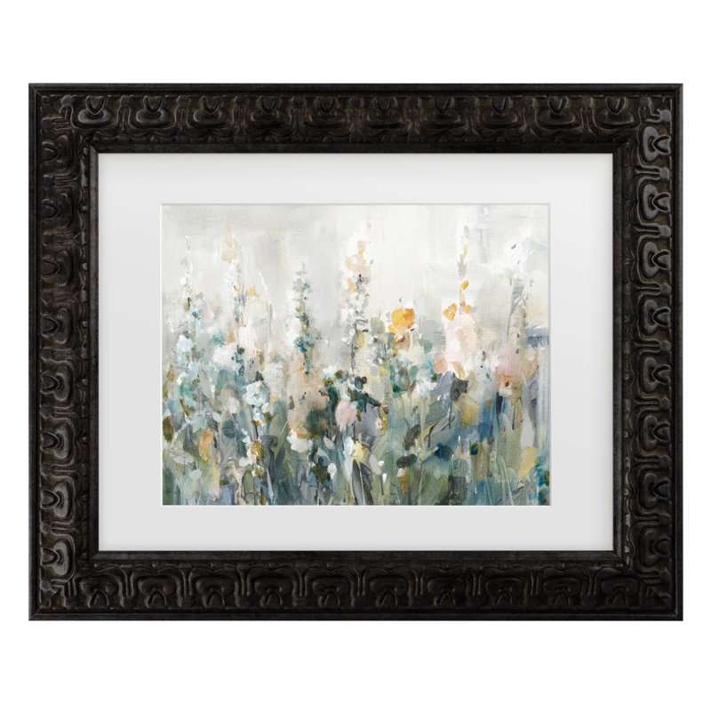 Rustic Garden Neutral par Danhui Nai, H 14,5 po x l 17,5 po x P 0,625 po, Or foncé