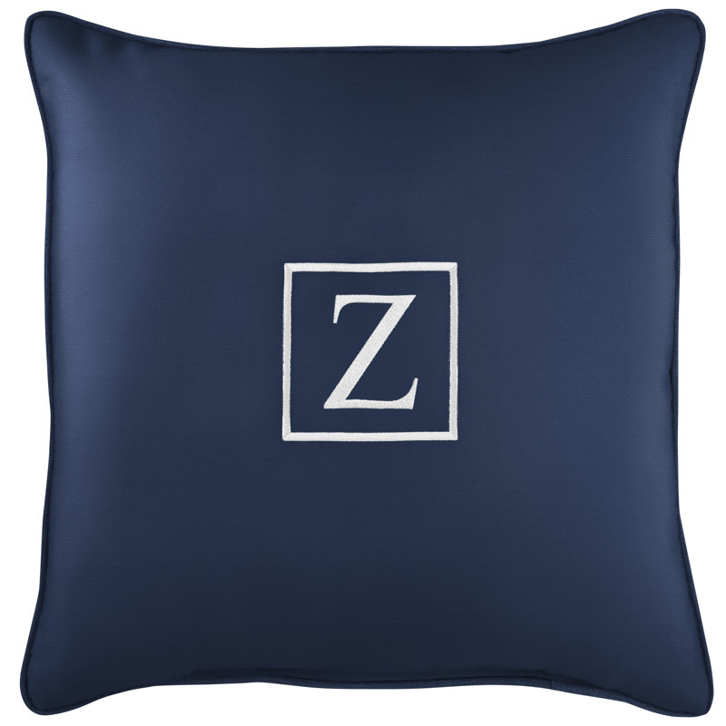 Housse et insert de coussin d'extérieur carré Kettil, Z, Toile bleu marine Sunbrella®