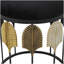 Table d'appoint contemporaine en métal