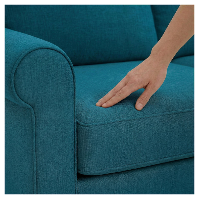 Canapé modulaire en velours bleu antique Irlanda