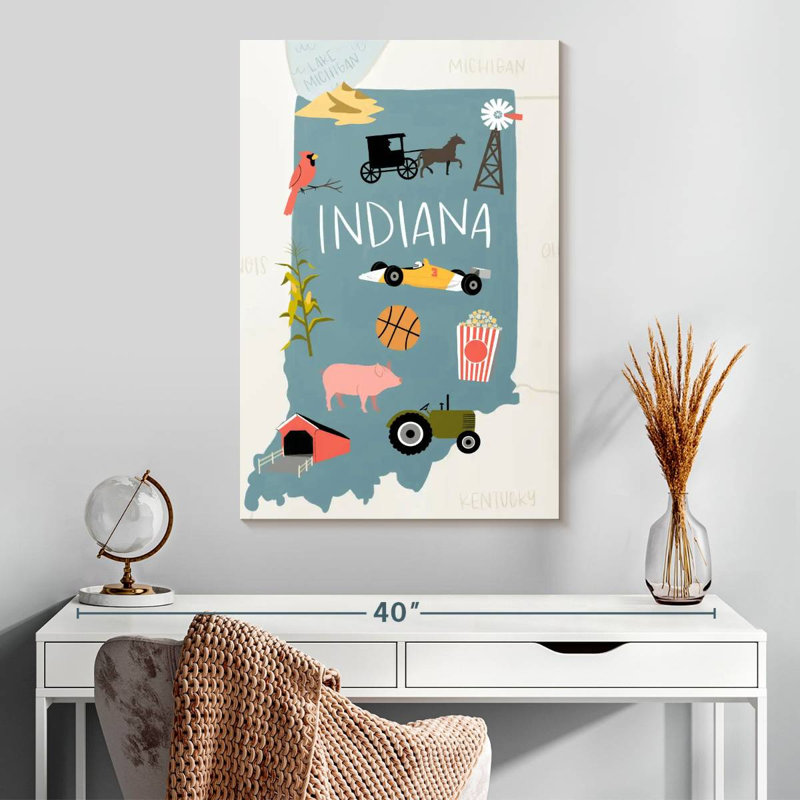 Aliaz Indiana, H 30 po x l 20 po