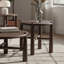 Table d'appoint Carlyn noyer foncé