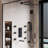 SlideLux 4-Function 12" Thermostatic Complete Rainfall Shower System with Tub Spout, Body Jets and Slide Bar-110585262