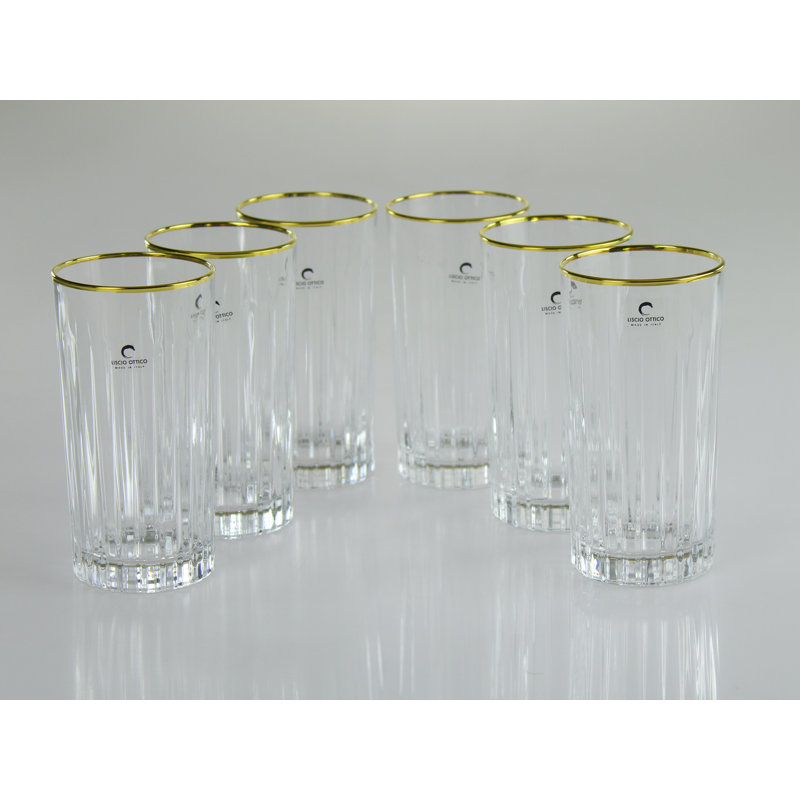 Theressa 15 oz. Ensemble de verres Highball