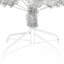 vidaXL Christmas Tree with 300 LEDs with Stand Silver PET-387983606