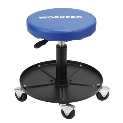 Tabouret réglable Prime-Line, outil peint en noir et plateau de pièces