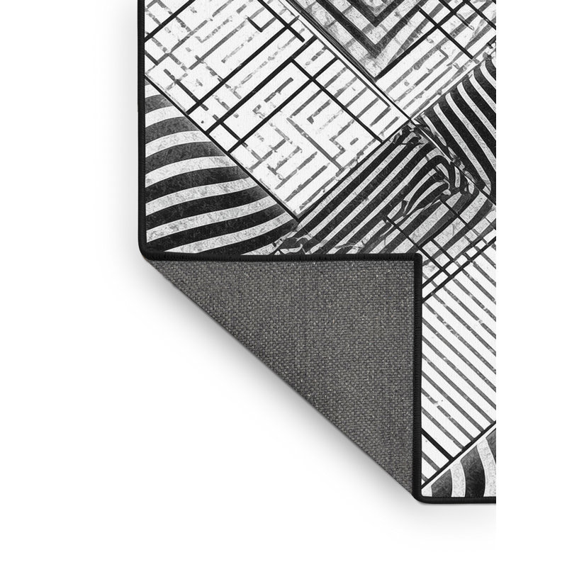 Tapis vert doux et moelleux Teterboro, 4 x 6