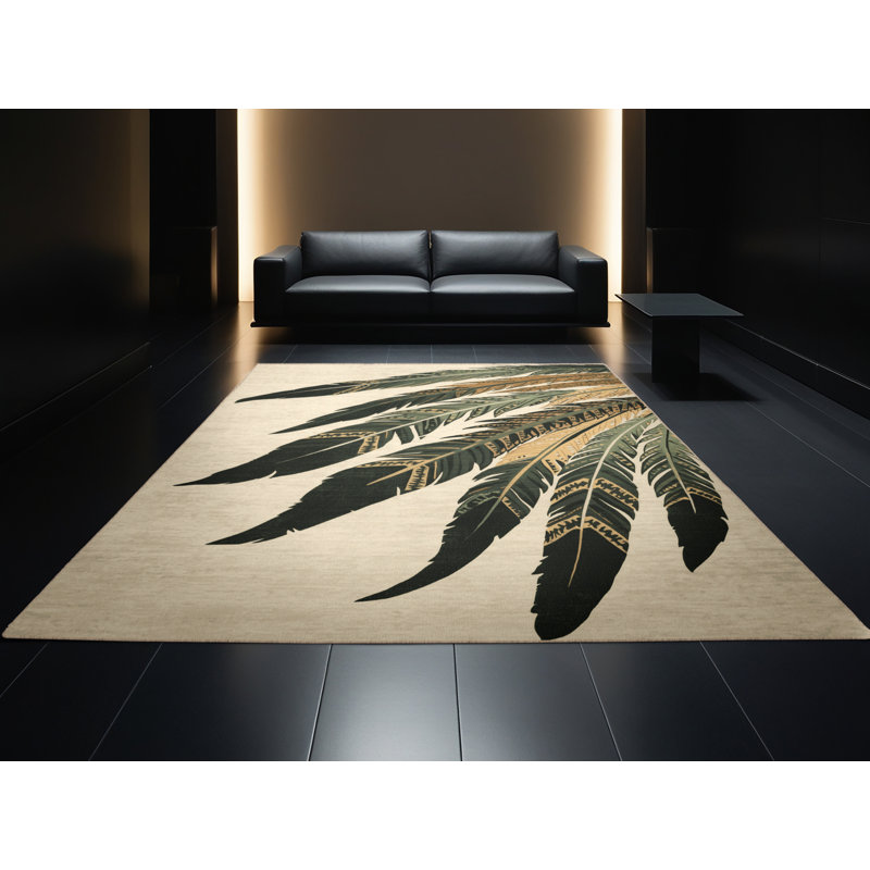 Tapis traditionnel beige lavable à la machine Warleigh, 5 x 8
