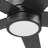 Graceshire 60" Matte Black Ceiling Fan with LED Light and Remote-122613080-122613079