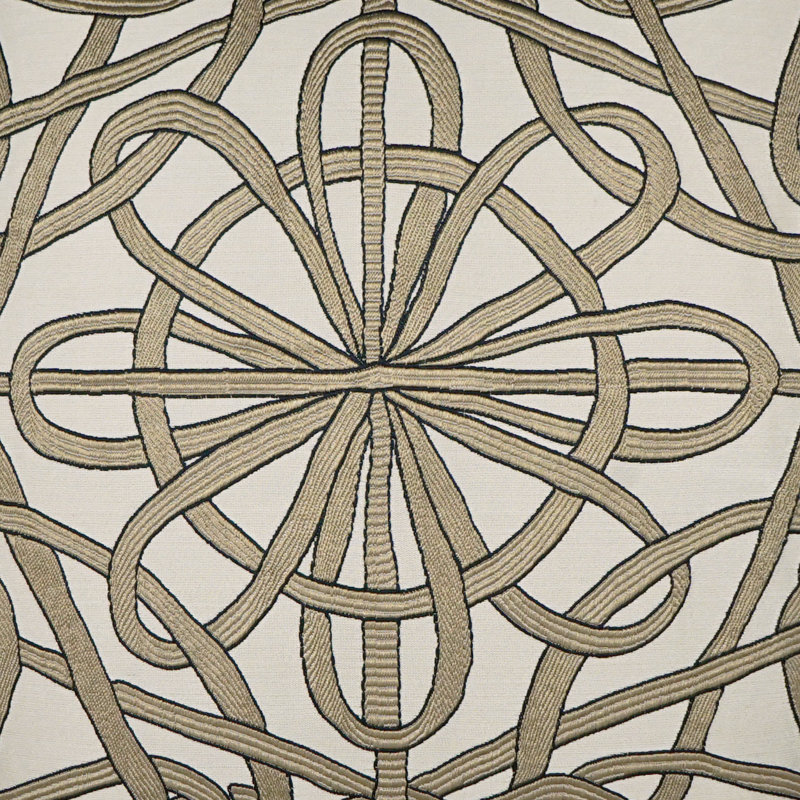 Slip Knot Pillow Cover & Insert, Taupe, Square 22"