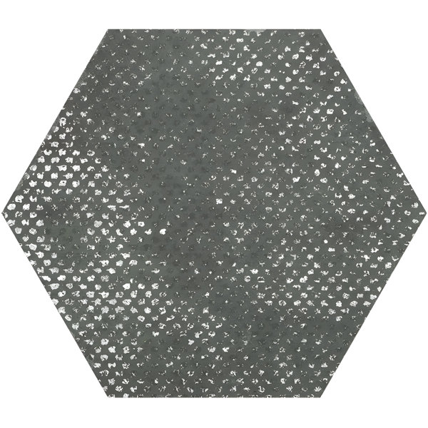 Zenith 9 X 11 In. Textured Olive Green Porcelain Hexagon Wall And Floor Tile (8.07 Sq Ft/Case) - 16 Pack