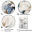 «Magnolias III» peinte en bleu et blanc sur toile-291601381-291601370