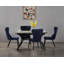 Hartshorne Velvet Dining Chairs - Ergonomic Curved Back with Metal Legs -  Side Chair for Dining Room Kitchen Living Room-1348625286-1411989039-1411989038