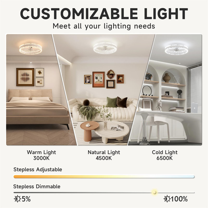 Ceiling Fan with LED Lights